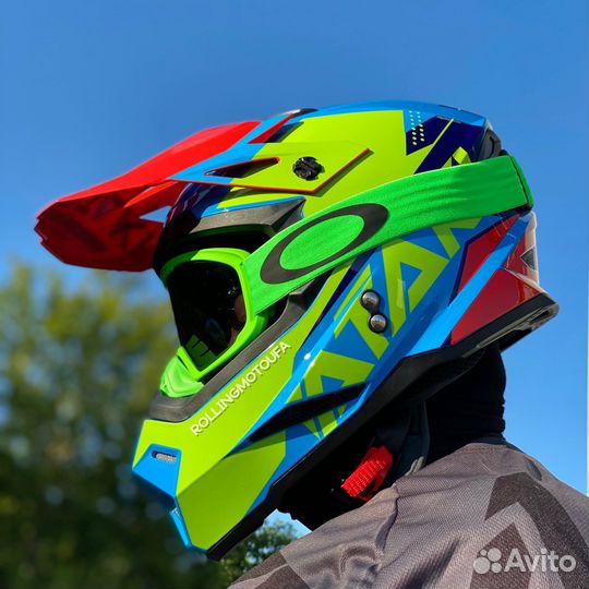 Шлем кроссовый Ataki