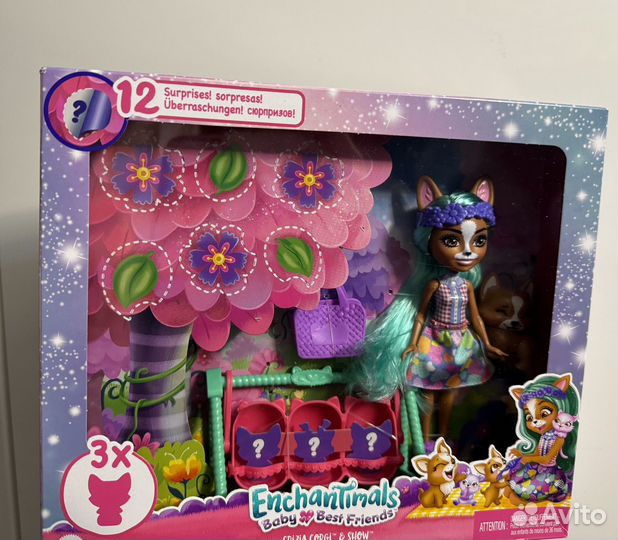 Новый Набор Enchantimals Mattel Корги Криция