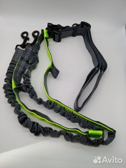 Поводок для бега с собакой весом до 30 кг