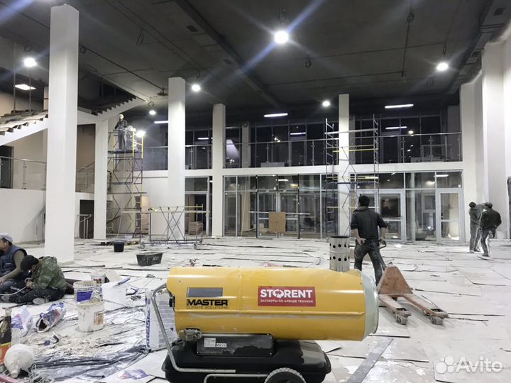 Тепловая пушка, дизельная пушка 10-134кВт, Аренда