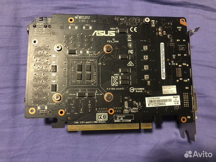 Видеокарта asus GTX1650