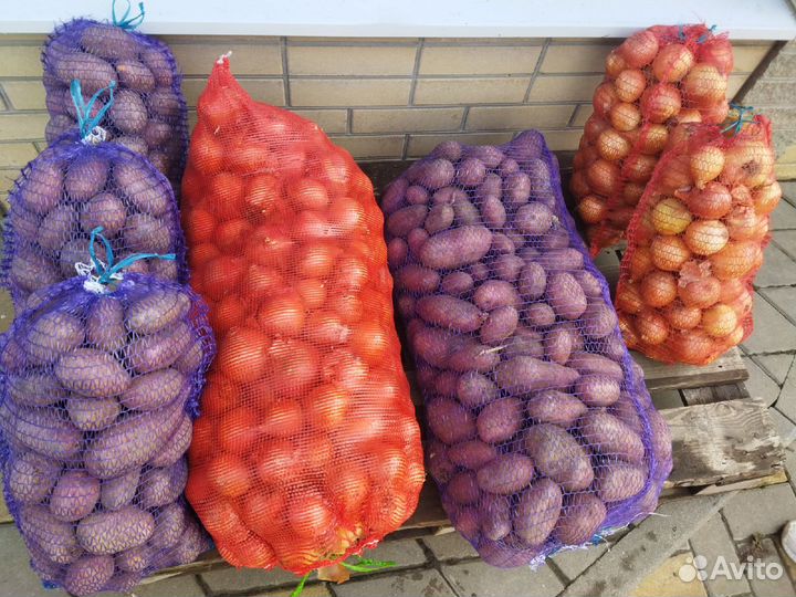 Отборный картофель и лук