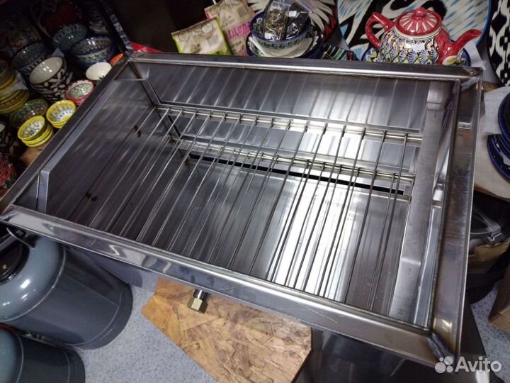 Коптильня горячего копчения из нержавейки