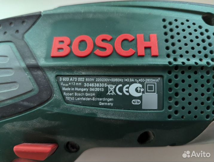 Ударная дрель Bosch PSB 850-2 RE