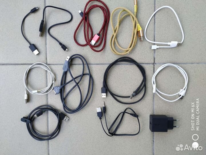 Шнуры зарядные на детали пакетом
