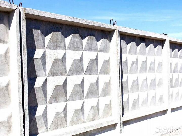 Забор жби новый / плита забора