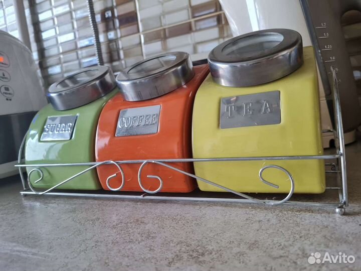 Банки Емкость для кофе, сахара, чая