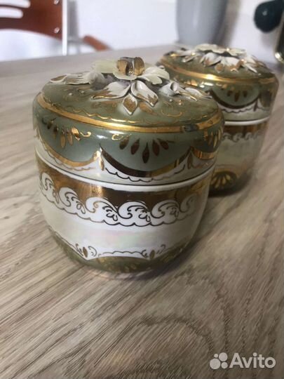 Фарфоровые шкатулки. Рельевная лепка