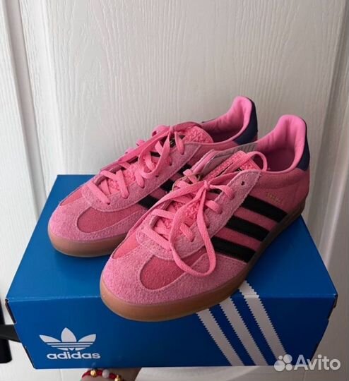 Кеды Adidas Gazelle Indoor Bliss Pink Purple