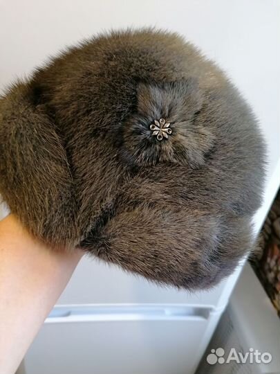 Шапка норковая 58 размер женская