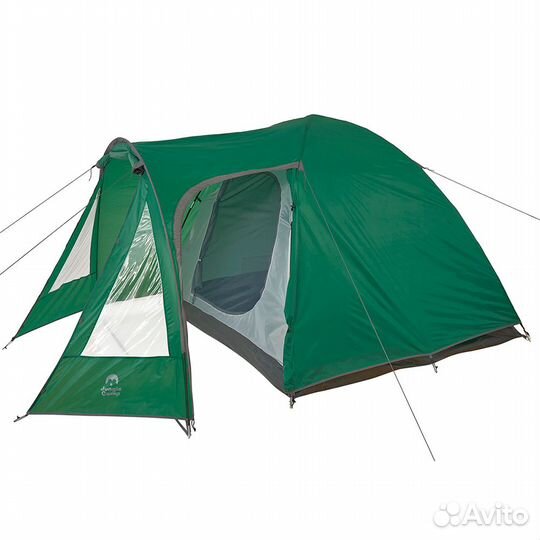 20774 Палатка Texas 4, 4х-местная, зеленая