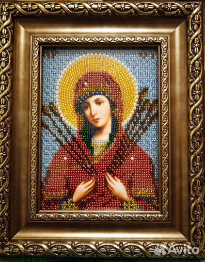 Икона вышитая бисером