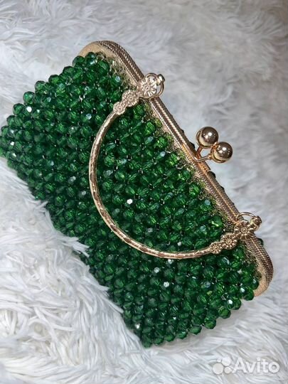 Клатч из бусин, ручная работа