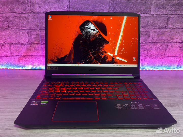 Acer на Ryzen 5 4600H / GTX 1650 ti / RAM16 / SSD