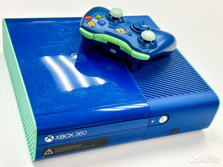 Microsoft Xbox 360 Е BLue (500Gb) Б\У+3м гарантии