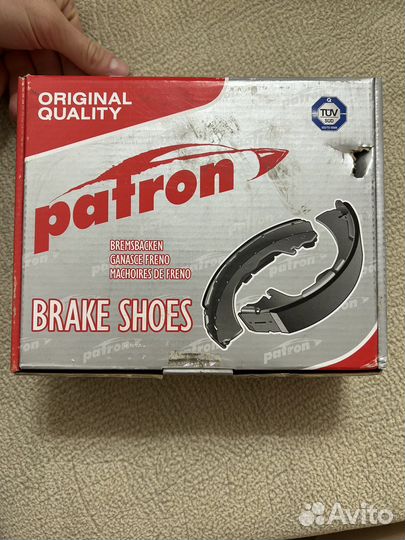 Тормозные колодки Patron (барабанные)