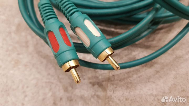 Кабель jack 3.5 - 2 rca, длина 7 метров