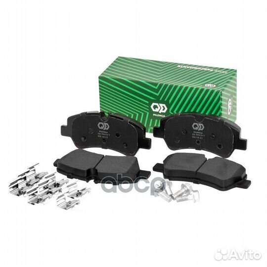 Колодки тормозные дисковые задние усиленные fd