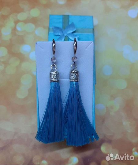 Серьги-кисти