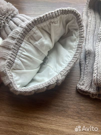 Шапка и шарфик.новый комплект