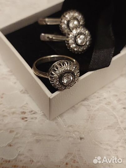 Серьги и кольцо