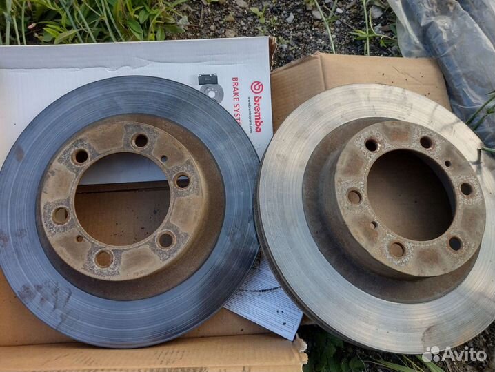 Диски тормозные перед Tойота Прадо 150