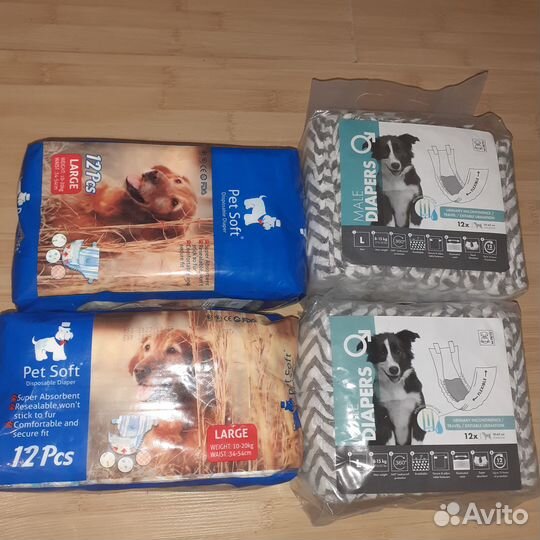 Памперсы для животных M -Pets, Pet Soft