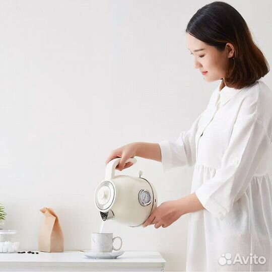 Чайник Xiaomi Qcoker Retro Electric Kettle QS-1701