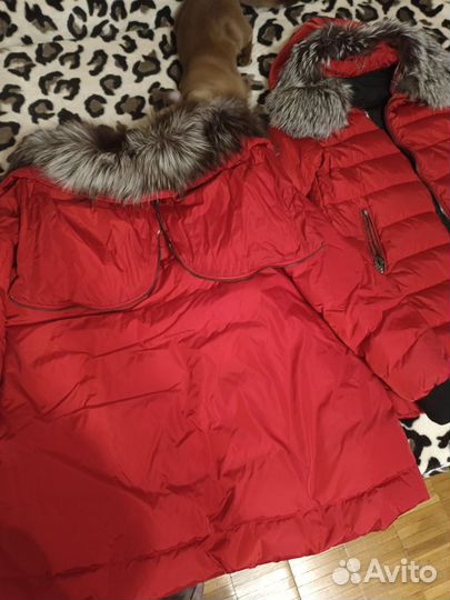 Пуховик зимний женский 44 46 пух перо