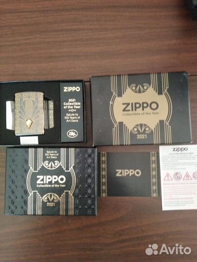 Зажигалка Zippo 100 Years of Art Deco лимитированн