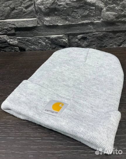 Шапка carhartt серая