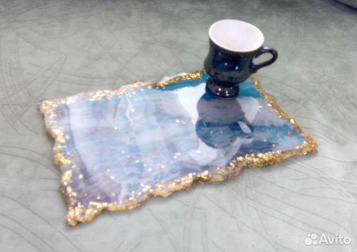 Поднос из эпоксидной смолы 20*30