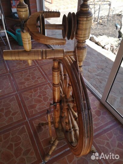 Прялка деревянная старинная