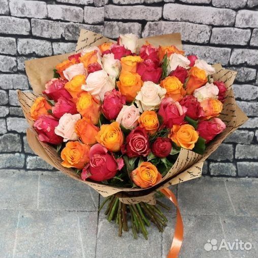 25 роз цветы девушке