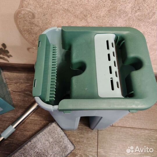 Швабра с ведром и отжимом бу