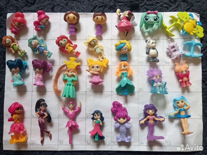 Киндеры девочке (феи,винкс, русалки)