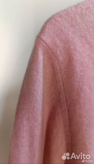 Кашемировый свитер 42 розовый шерсть кашемир