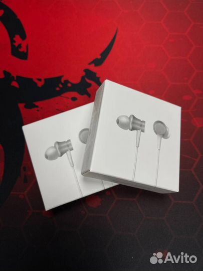 Наушники Xiaomi Mi In-Ear Headphones Basic Silver