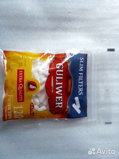 120 фильтров для сигарет. Made in EU