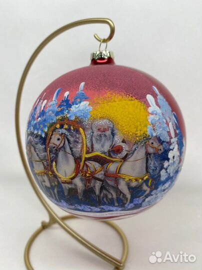 Елочные игрушки стекло