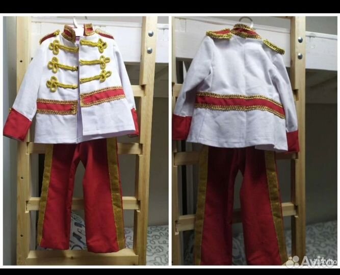 Прокат карнавальный костюм гусара/солдата