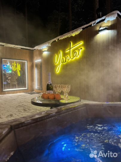 Семейная баня на дровах с чаном