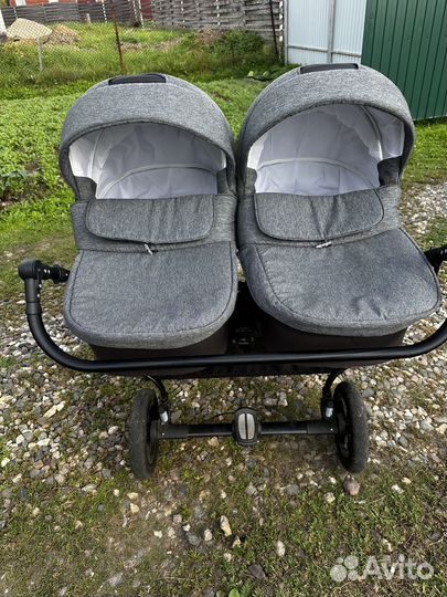 Коляска 2 в 1 charlotte Sity DOU для двойни
