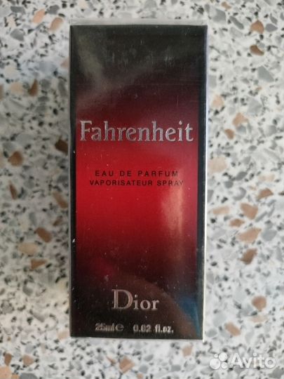 Духи Dior Fahrenheit