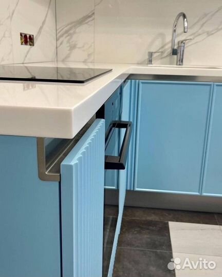 Кухня с рифлеными фасадми в рассрочку за 21 день