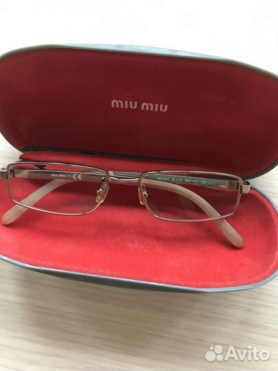 Оправа MIU MIU Италия, линзы германия +0.5