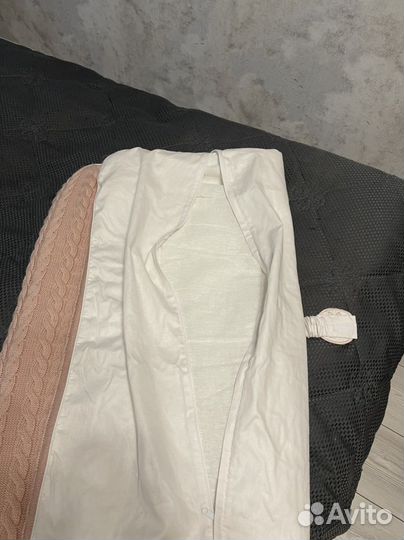 Одеяло-конверт вязаный