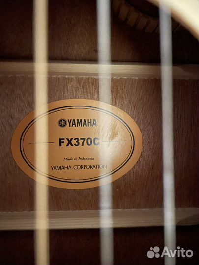 Гитара yamaha fx370c
