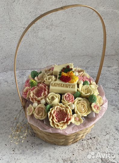 Букеты из шоколадных розочек