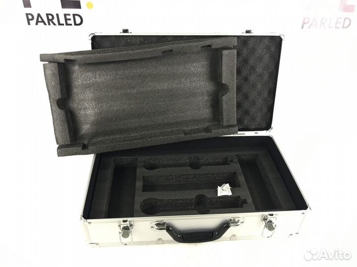 Кейс, сумка для микрофонов / радиосистем (серебр)